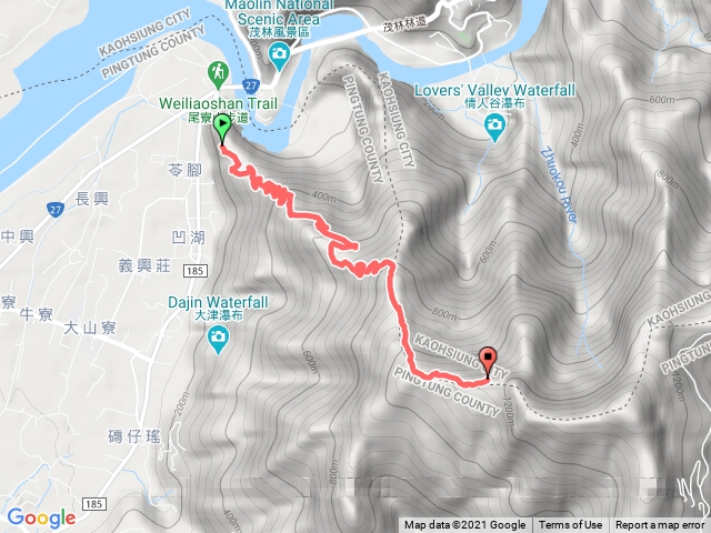 尾寮山-西登山口至觀雲亭
