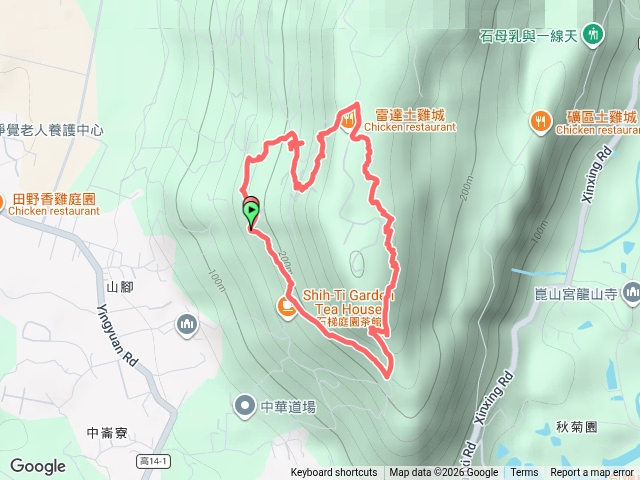 大崗山南峰O繞預覽圖