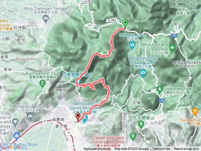 大屯群峰連稜永春寮至中正山預覽圖