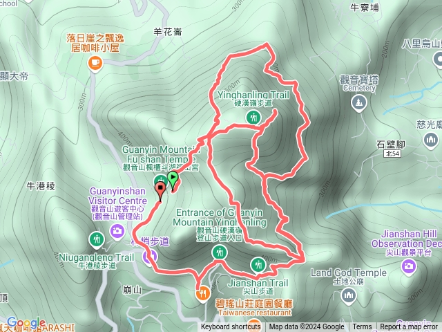 觀音山觀音縱走預覽圖