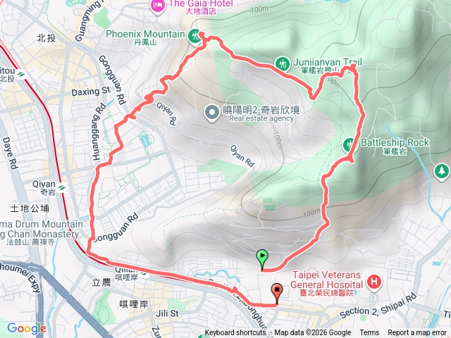 軍艦岩＆丹鳳山