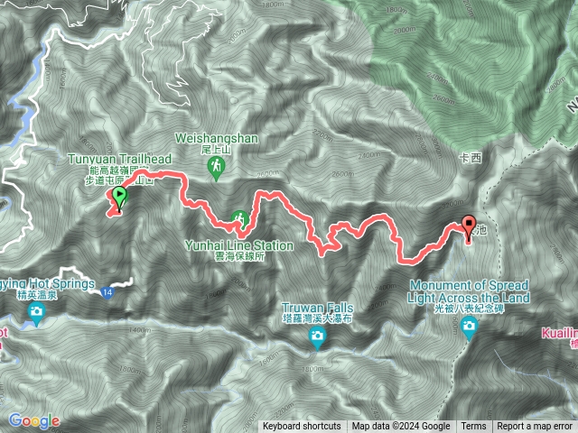 20240214-登山口到天池山莊(高繞路線)