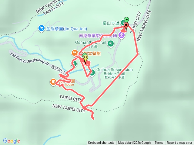 南港茶葉製造展示場周邊步道
