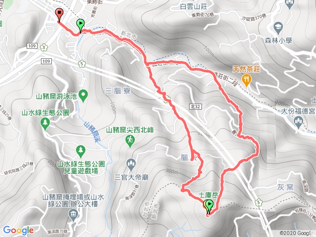 更寮古道>土庫岳>栳寮古道(O型健走)