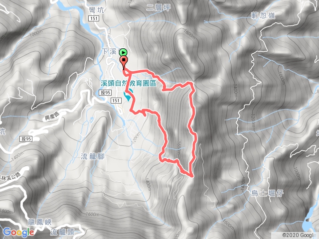 溪頭登山步道O型走