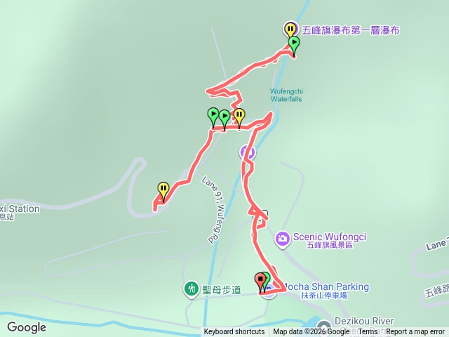 五旗峰瀑布