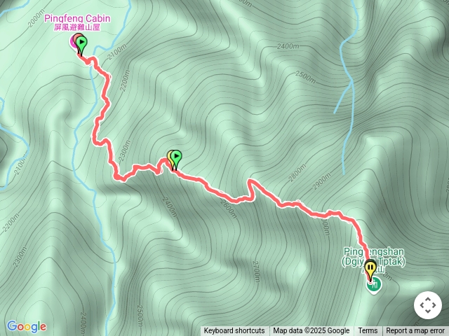 250424山屋到屏風山來回含休息