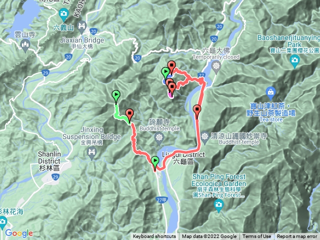 【高雄六龜】1101224-麒麟山、南廓亭山、水冬瓜山、火燒牛山