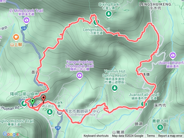 2024/10/29（二）陽明山人車分道小O七星公園