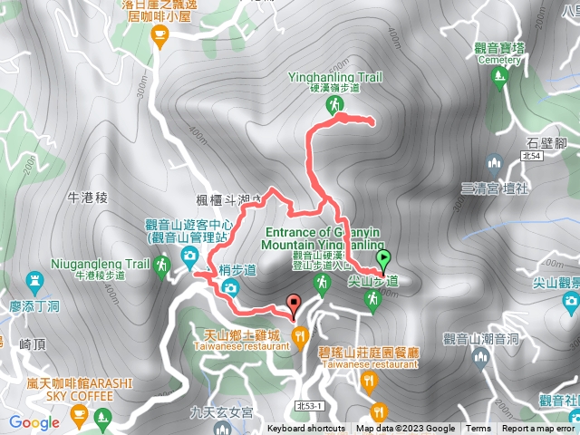 觀音山大崩壁