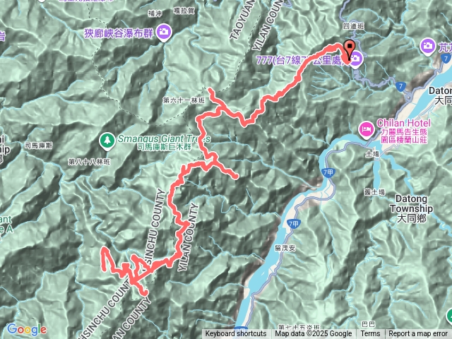 1141009-12棲蘭5怪+三姐妹(台七100線林道出發，原路來回)預覽圖
