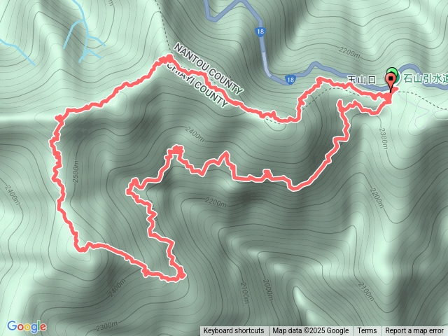 霞山鐵道連走東水山、兒玉山O型預覽圖