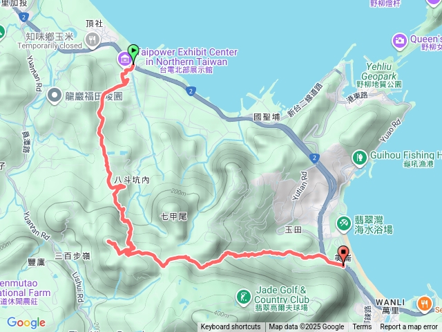 2025-08-29台電北展館八斗山玉田古道下美崙