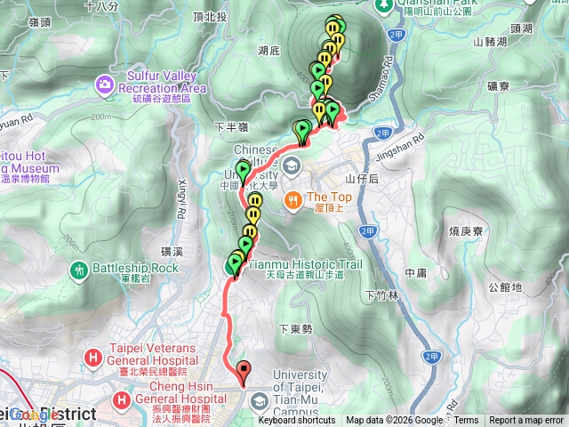 天母古道紗帽山