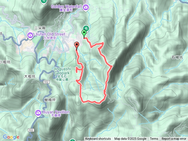 茶壺山-半屏山-燦光寮-黃金神社