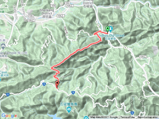 石碇老街-筆架山-二格櫻花步道