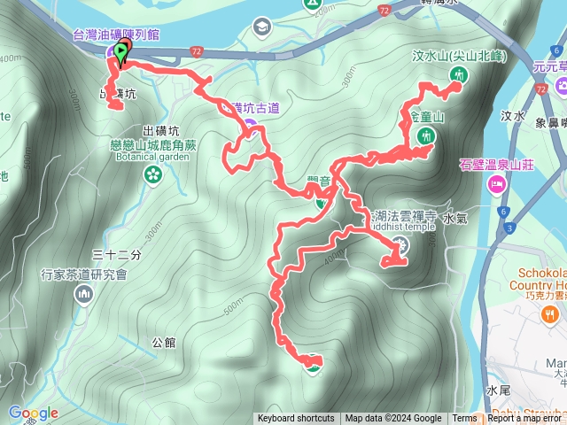 金童山、汶水山、玉女山、出磺坑山預覽圖