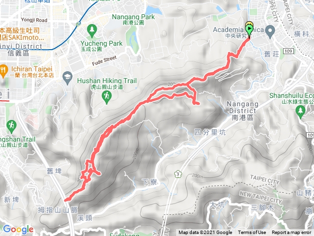 南港山系十山環行