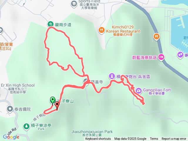 基隆－臺灣百大必訪步道槓子寮砲台、槓子寮山步道(龍崗步道)20250826164548