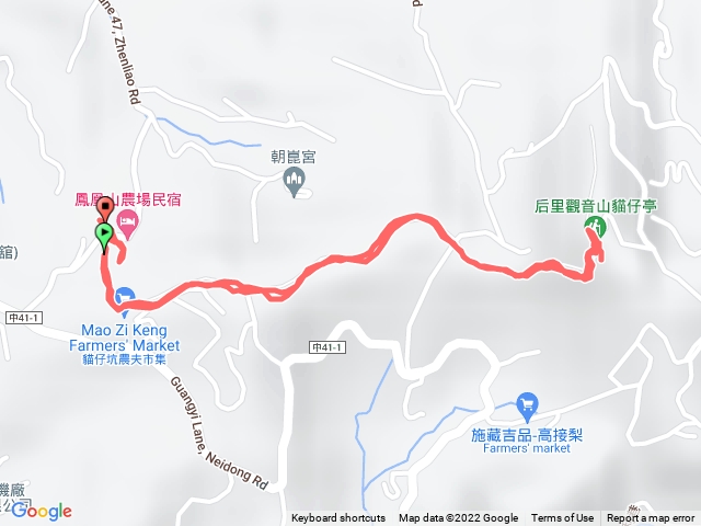 后里鳳凰山步道