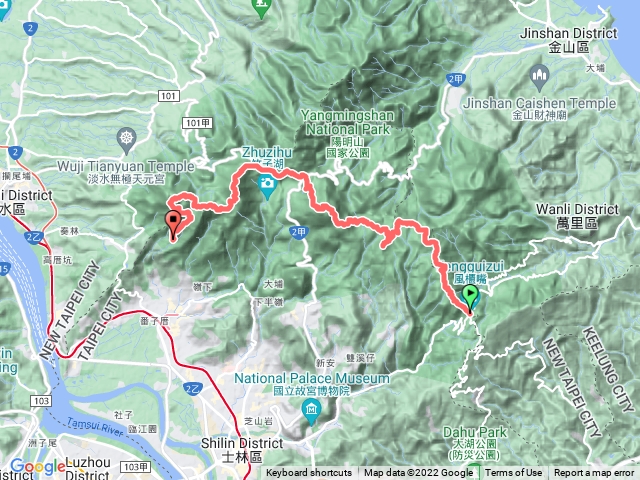 陽明山東西大縱走10連峰