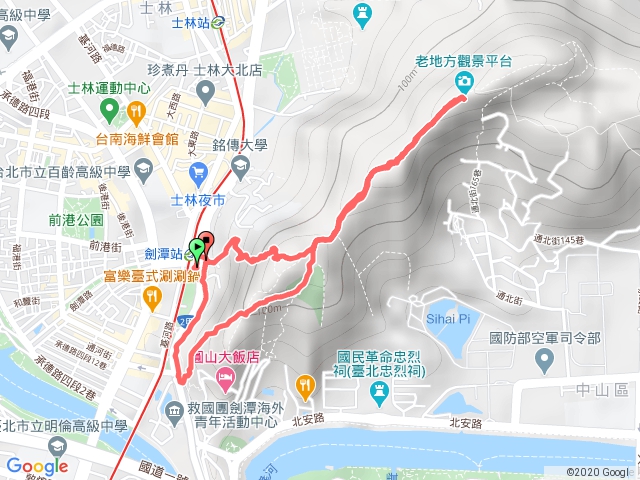 園山水神社連走劍潭山、老地方