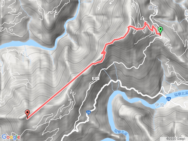 德文山（觀望山）->抄捷徑->縱走德文山地門->三地山->下到三德檢查所