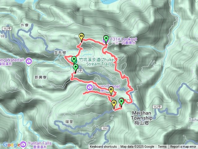綠色隧道、野薑花溪步道、鼠眉毛三山預覽圖