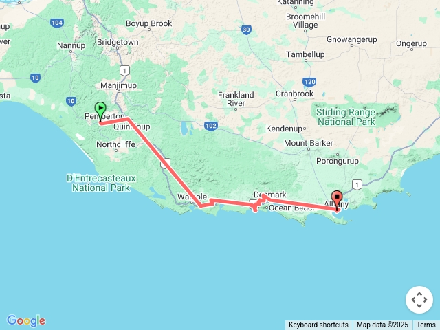 巨木群。巨人天空步道，海灘。酒莊品酒