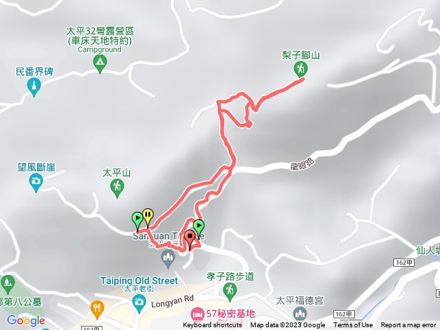 小百岳集起來-梨子腳山步道（三元宮起登）