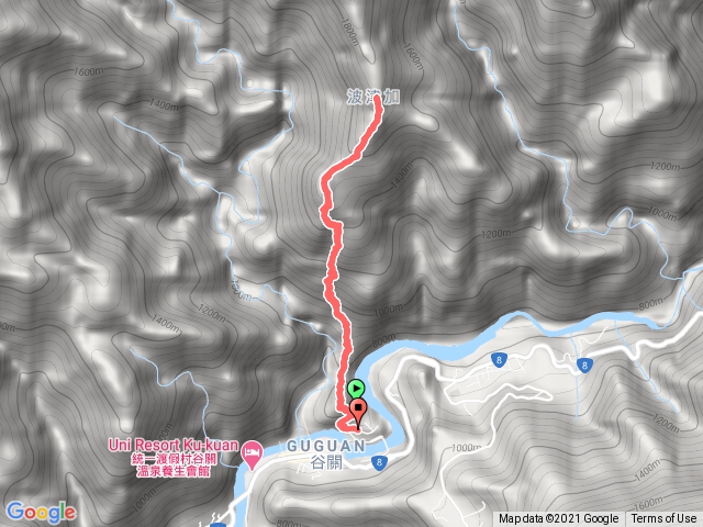 波津加步道來回