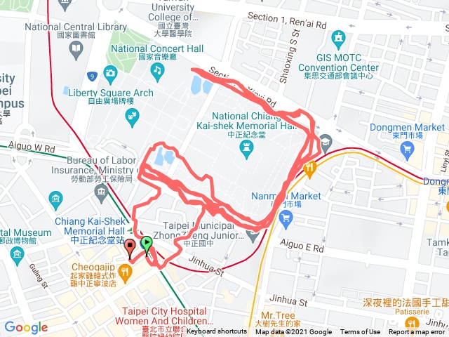 1100917中正紀念堂走走跑跑