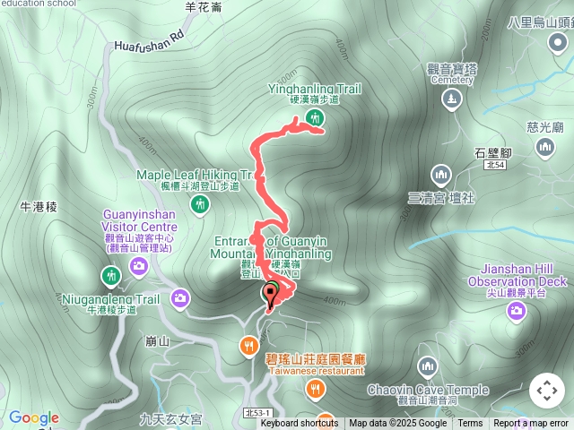 觀音山硬漢嶺來回