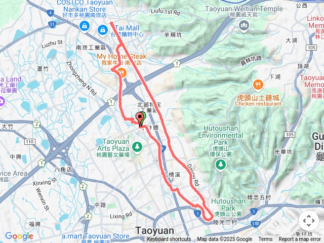 桃園慢跑突破了16K