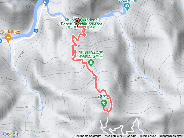 雙流國家森林遊樂區-帽子山步道
