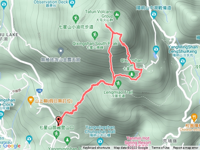 七星山主峰東峰冒險之旅
