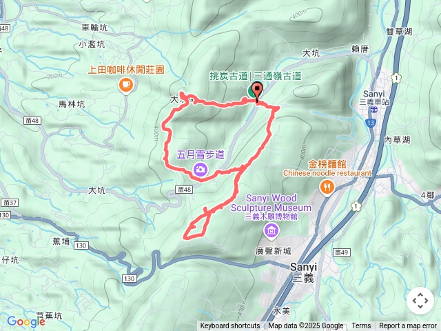 挑炭古道三通嶺慈濟茶園（三義山慈濟山大坑尾山）