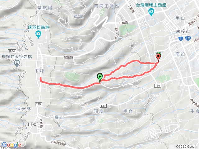 漳和步道340巷八卦路上文山國小