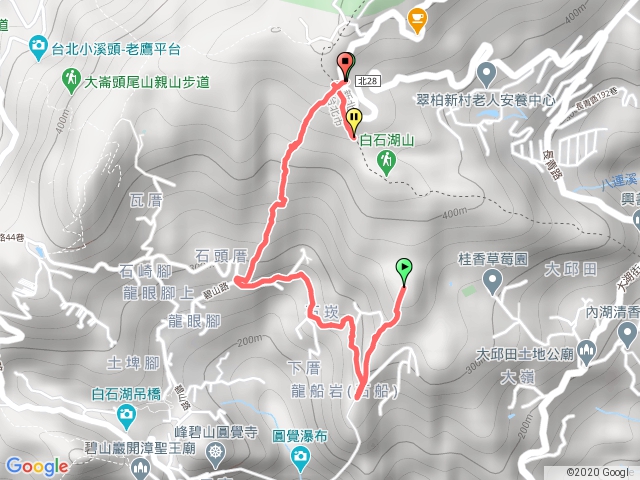 白石湖山-開眼山-龍船岩-碧山