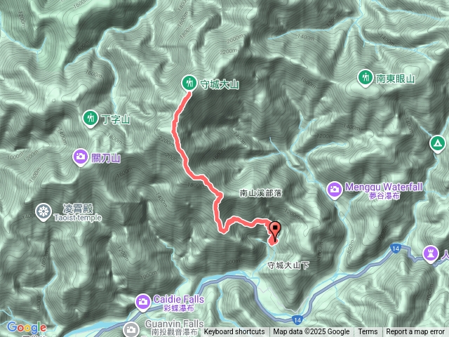 守關山南峰 守關山 守城大山預覽圖