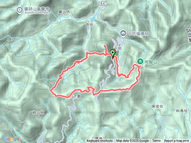 2025.09.14北42-24K-下坑古道-林家古厝-柑腳山-柑腳山山腰古道-黃德公-北豹子廚山-中坑福安宮-中坑古道-周家古厝-中坑東山0行