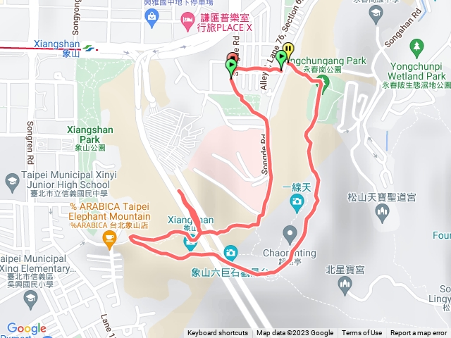 「步道悠遊」象山親山步道O型（市進顏出）