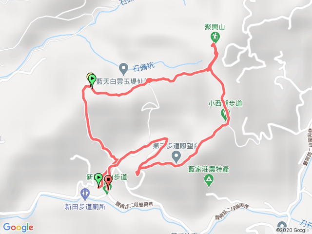 新田山、聚興山