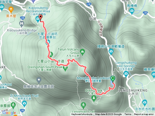 七星山（冷水坑-夢幻湖-小油坑）