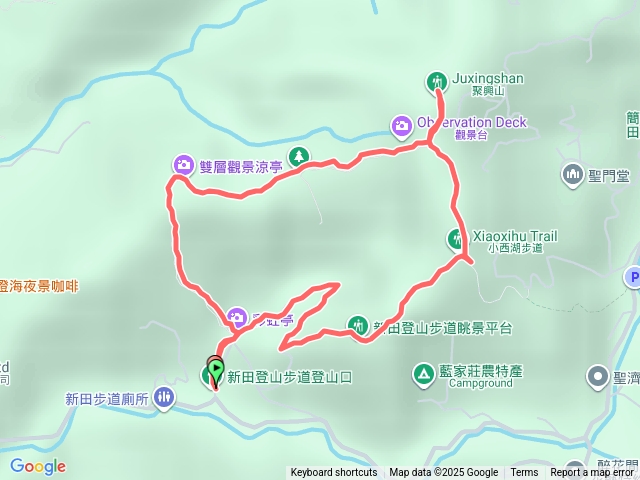 20251024聚興山 新田登山步道