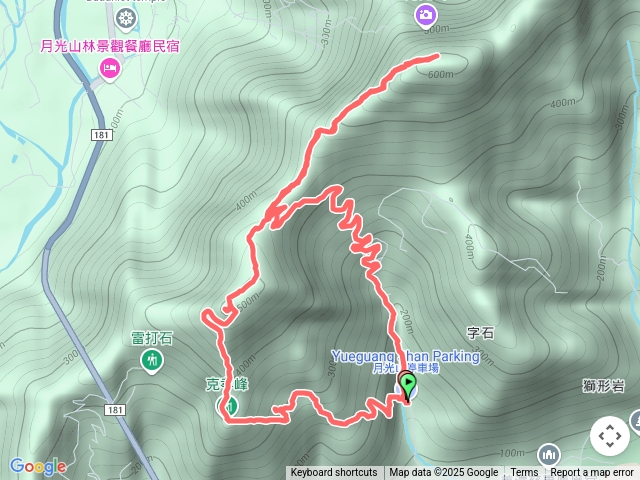 美濃-克孝峰-雙峰山-月光山（環狀）