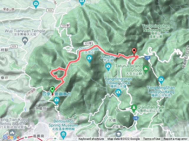 20220622陽明山西段-面天山二子坪