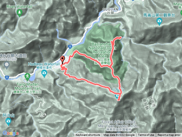 2022-12-21 八仙山縱走-松鶴上經靜海寺南松鶴下