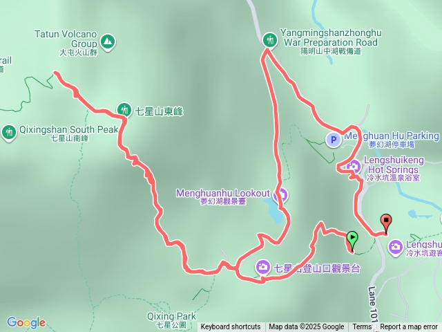 冷水坑七星山東主峰