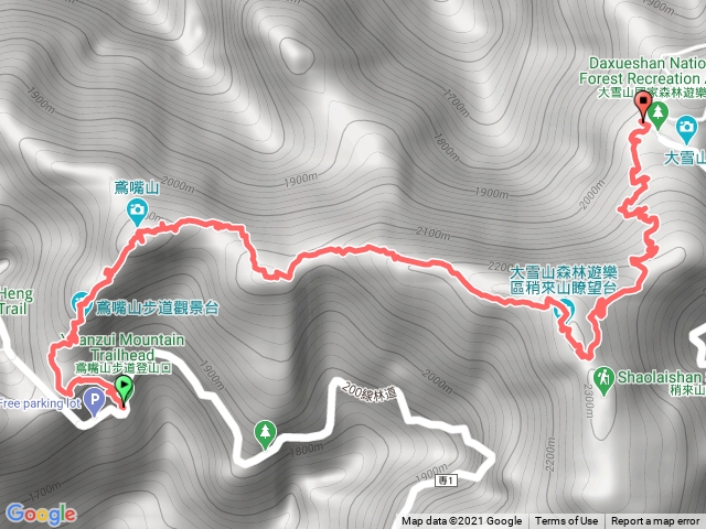 20210331鳶嘴稍來縱走